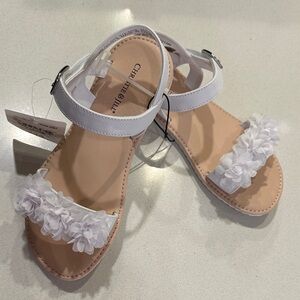 Cherokee White Floral Women's Sandals